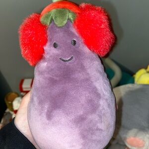 RETIRED Jellycat Toastie Vivacious Red Eggplant